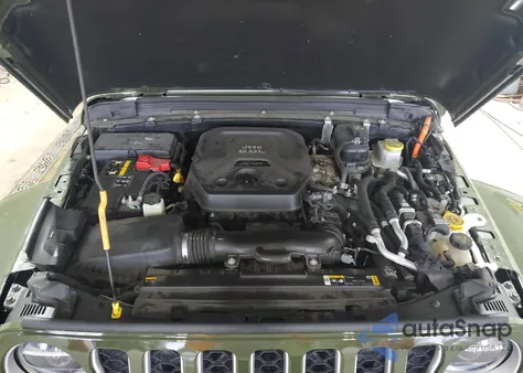 2021 Jeep Wrangler Unlimited Sahara 4Xe z USA, uszkodzony, nr VIN 1C4JJXP64MW767244